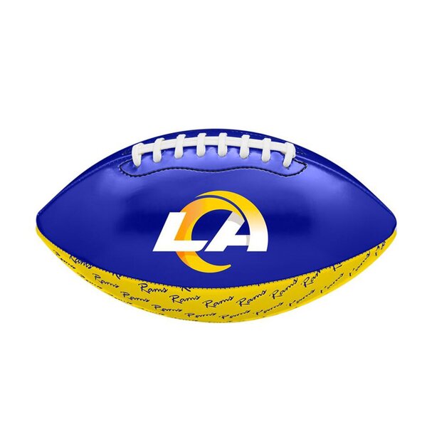 Wilson NFL Peewee Los Angeles Rams Logo Football