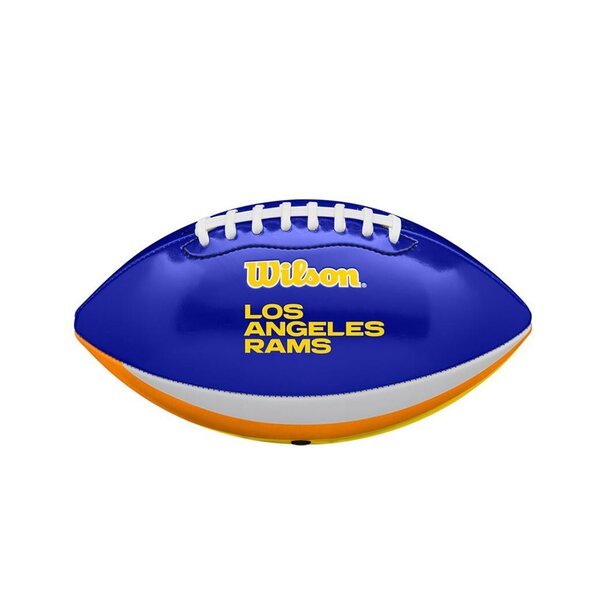 Wilson NFL Peewee Los Angeles Rams Logo Football
