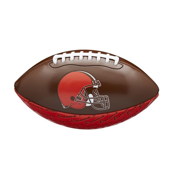 Wilson NFL Peewee Cleveland Browns Logo Football